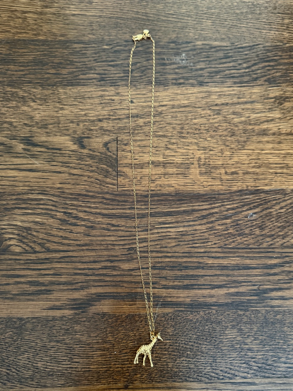J. Crew Gold Giraffe Pendant Necklace - Picture 3 of 3